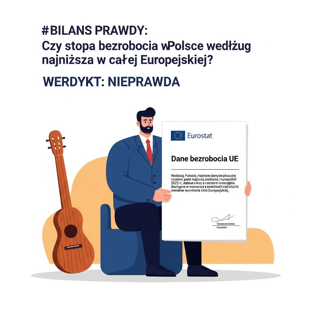 BILANS PRAWDY: Czy stopa bezrobocia w Polsce według Eurostatu jest najniższa w całej Unii Europejskiej?