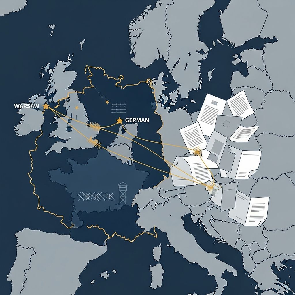 Spór o granice i suwerenność: Niemiecka prasa o polskim stanowisku wobec paktu migracyjnego UE